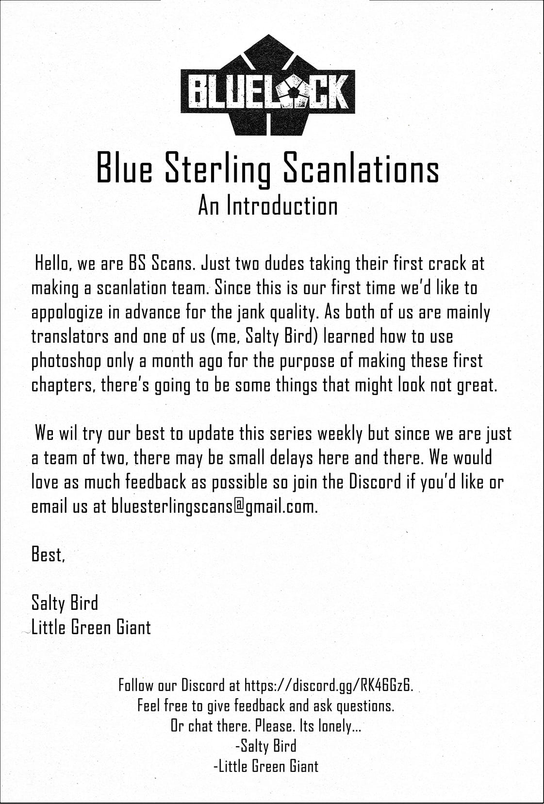 Blue Lock, Chapter 3 image 01
